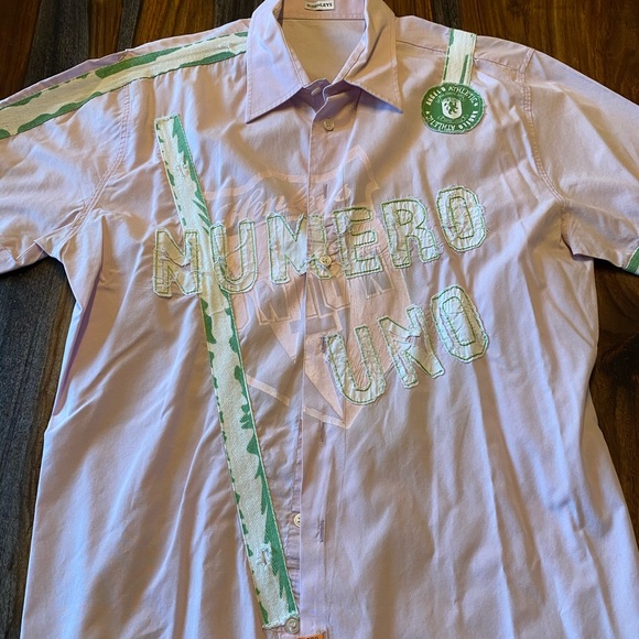 Henley’s casual button down. Numero Uno shirt - Picture 1 of 5